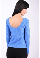 Bluza Dama Yas Yaslanella Open Back Ultramarine